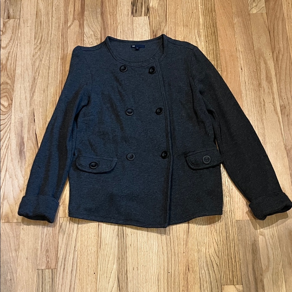 Gap Dark Grey Double-Breasted Jacket - image 1